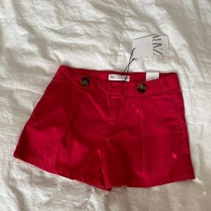 Cute red Zara kids shorts.
